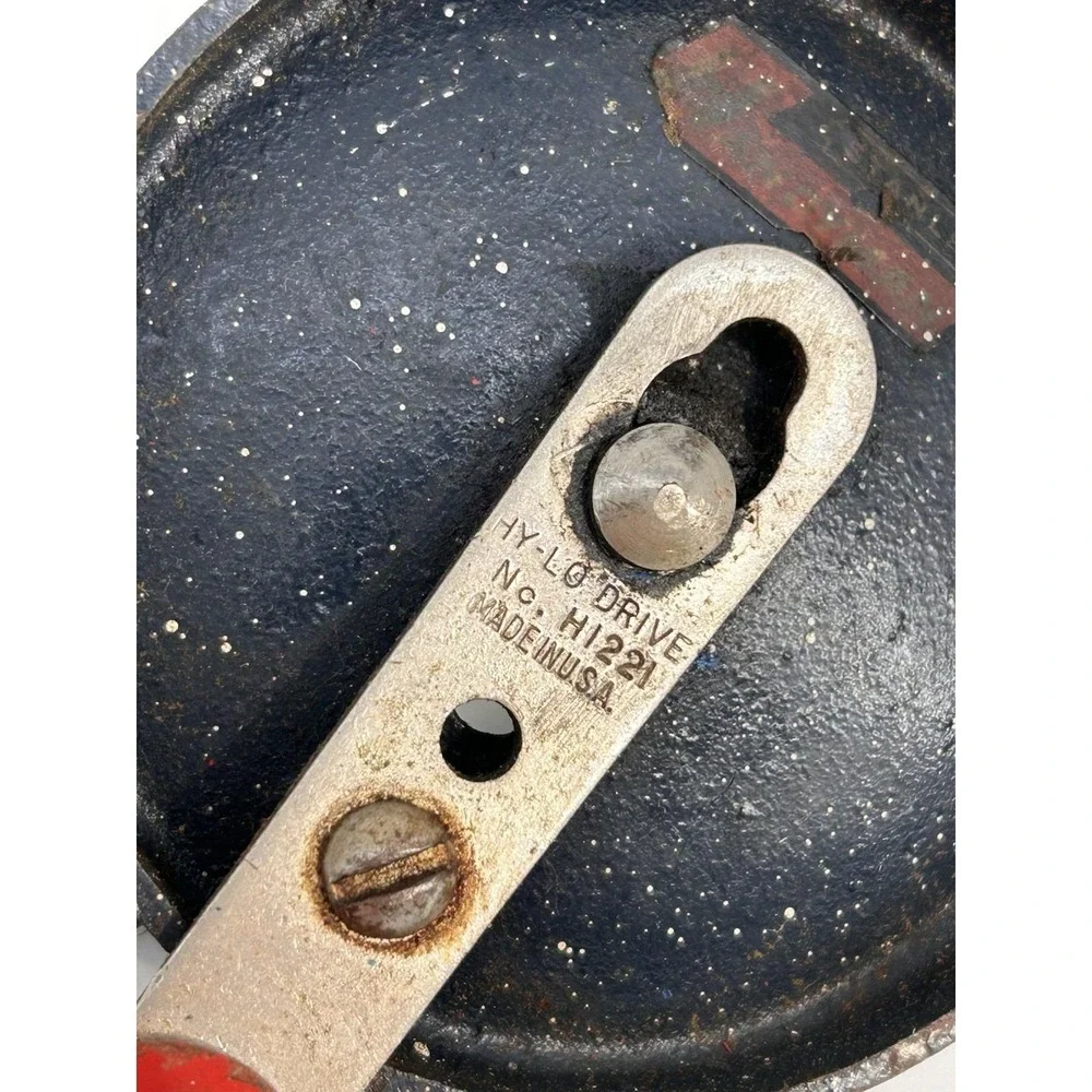Vintage Stanley Handyman Eggbeater Hand Drill Crank H1221 Hy Lo‎ Drive Made USA